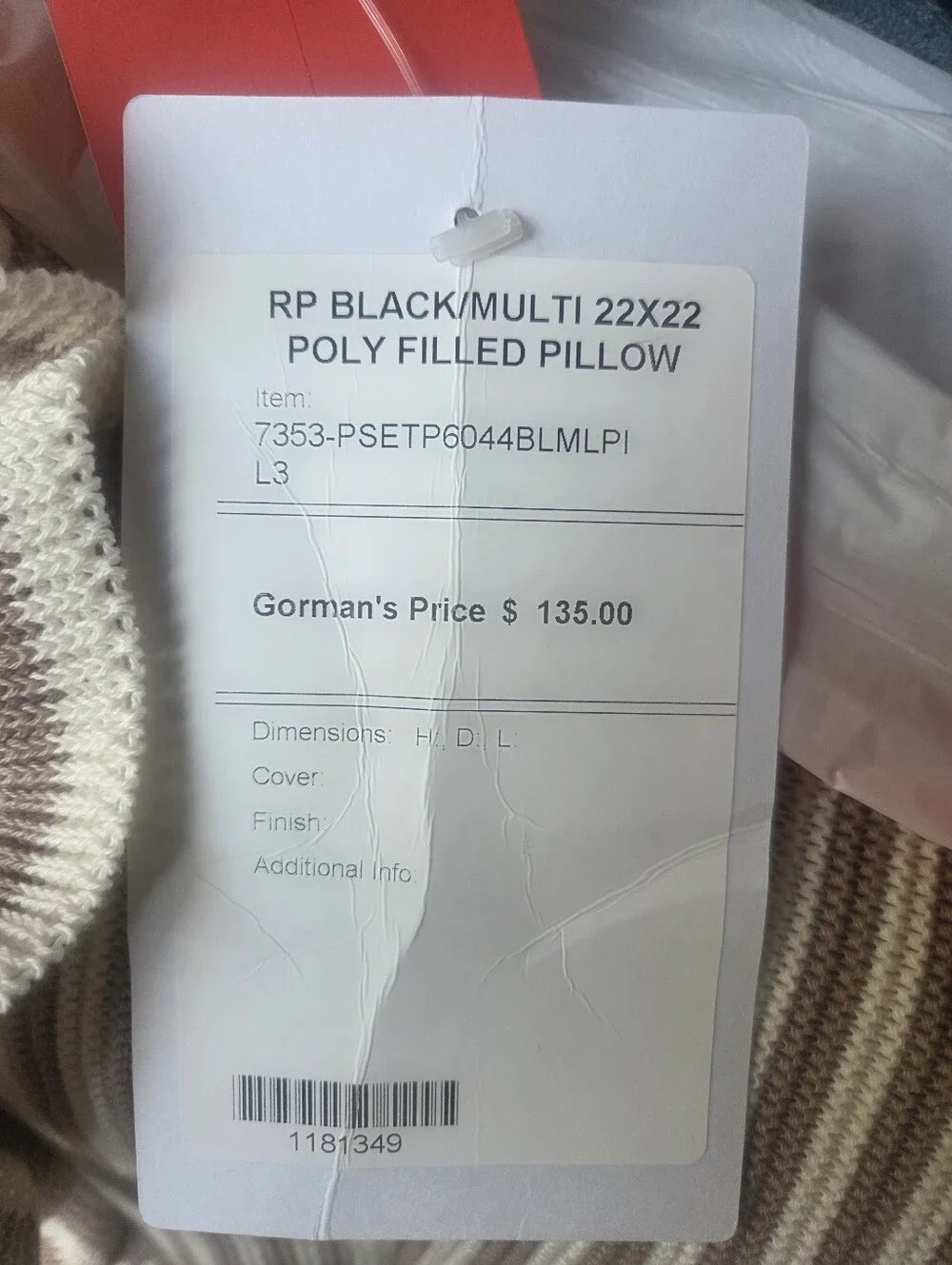Set of 2 Rifle Paper Co Designer Pillows